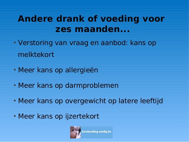 voeding bij borstvoeding